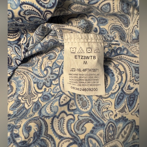 Riders by Lee Paisley Button Down Effortless Care Shirt - Picture 5 of 7